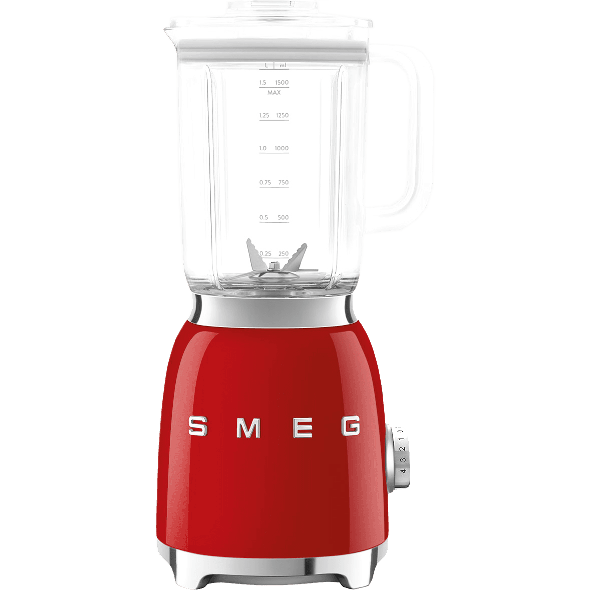 SMEG BLF03RDEU Блендер, объем кувшина 1,5л, красный