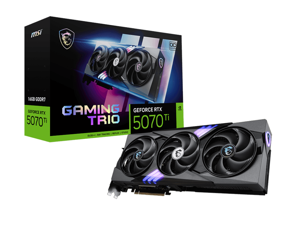 Видеокарта/ GeForce RTX 5070 Ti 16G GAMING TRIO OC