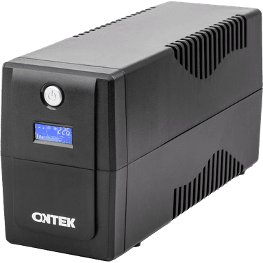 ИБП ONTEK 3S 850 ВА/480 Вт линейно-интерактивный ИБП с функцией AVR, выход C13x4 шт, LCD, USB/RJ45, 7,5Ач х 1шт/ ИБП ONTEK