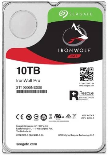 Жесткий диск/ RECERTIFIED HDD Seagate SATA3 10Tb IronWolf Pro NAS 7200 256Mb 1 year warranty RECERTIFIED