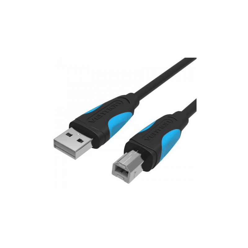 Кабель Vention USB 2.0 AM/BM - 2м. Черный