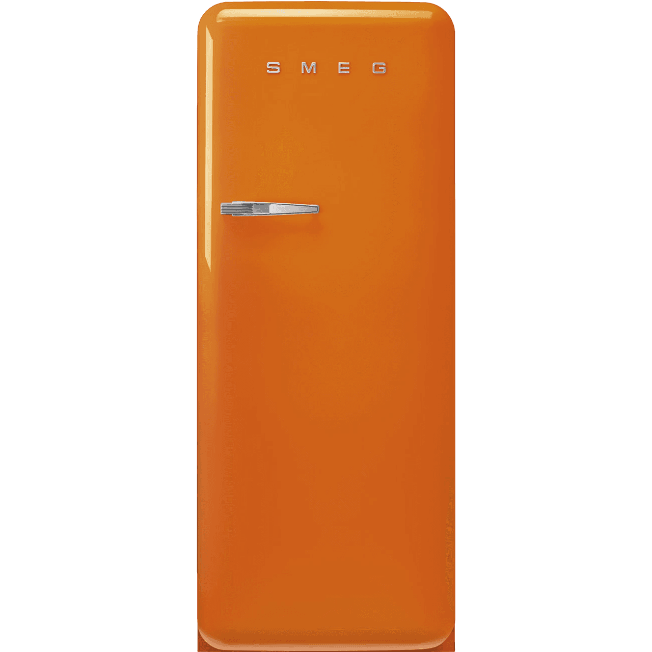 Холодильник SMEG/ Холодильник SMEG, ВхШхГ 1530х601х728 мм, отдельностоящий, стиль 50-х, однокамерный, внутренняя морозильная камера, объем 270 л, MultiFlow, инверторный компрессор, энергоэффективность С, цвет оранжевый