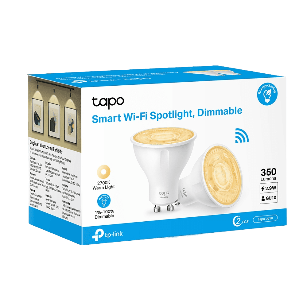 Умная Wi-Fi лампа/ Smart Wi-Fi Spotlight, Dimmable