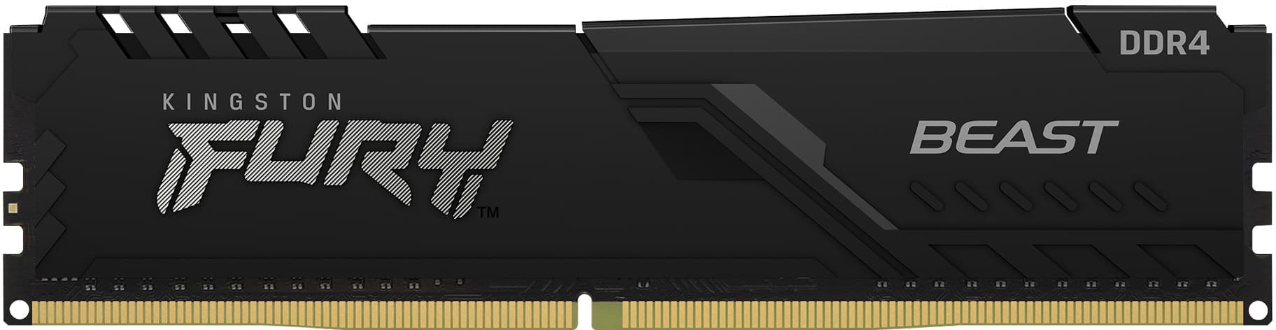Память оперативная/ Kingston 16GB 3200MT/s DDR4 CL16 DIMM FURY Beast Black