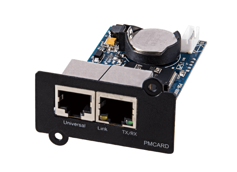 SNMP карта CBR PMC-01R для удаленного управления по сети Ethernet c Русским интерфейсом, 2xRJ45, PowerMaster