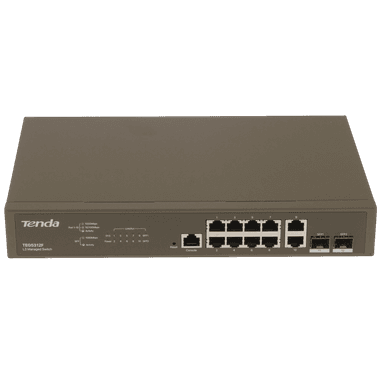 Коммутатор 10PORT 1000M 2SFP/ Коммутатор 10PORT 1000M 2SFP TEG5312F TENDA