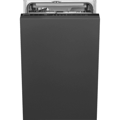 Посудомоечная машина Smeg/ Посудомоечная машина Smeg, встраиваемая, 45 см, 10 комплектов, 8 программ, сенсорное управление, ActiveLight, Dry Assist, автоматическое открывание дверцы, инверторный мотор, 3 корзины, отсрочка старта, сенсор чистоты воды, полный AquaStop, энергоэффективность С