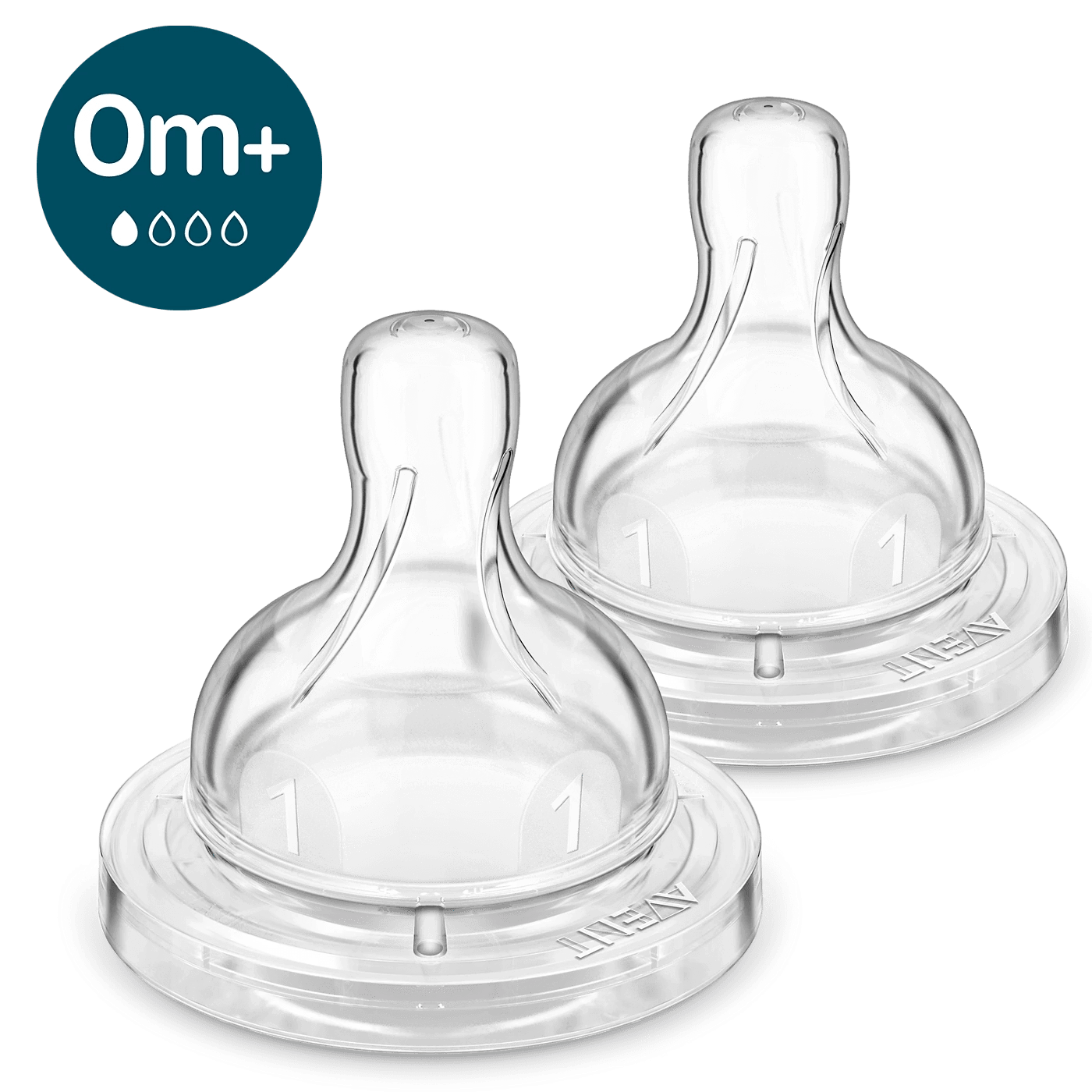 Соска для бутылочки Philips/ Соска для бутылочки Anti-colic 0+ мес., 2 шт.