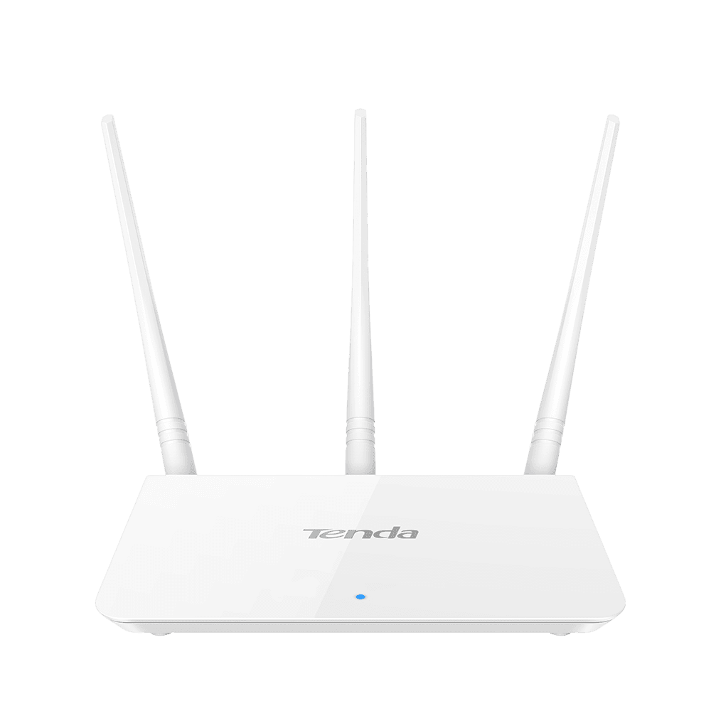 Маршрутизатор/ Tenda WiFi Router F3 (2.4GHz, Wlan 300Mbps, 802.11bgn+4xLAN RG45 10/100+1xWAN) 3x5dBi ext Antenna