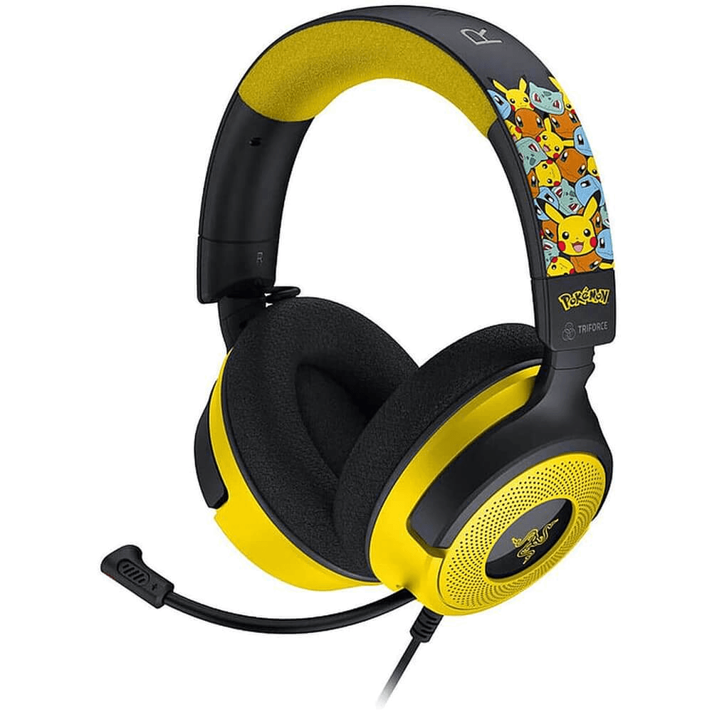 Гарнитура Razer Kraken V4 X Pokemon Kanto Starters Edition мультицвет, проводная, подсветка