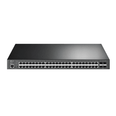 Коммутатор/ 48-port Gigabit PoE+ L2+ switch, 48 802.3af/at PoE+ ports, 4 Gb SFP slots, 1 RJ-45 + 1Micro-USB console ports, 348W PoE budget