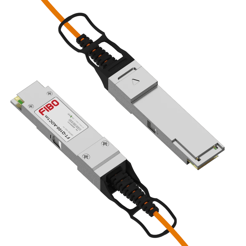 Кабель/ FT-Q100-AOC1m QSFP28 AOC модуль 100G, оптический кабель, 1 метр