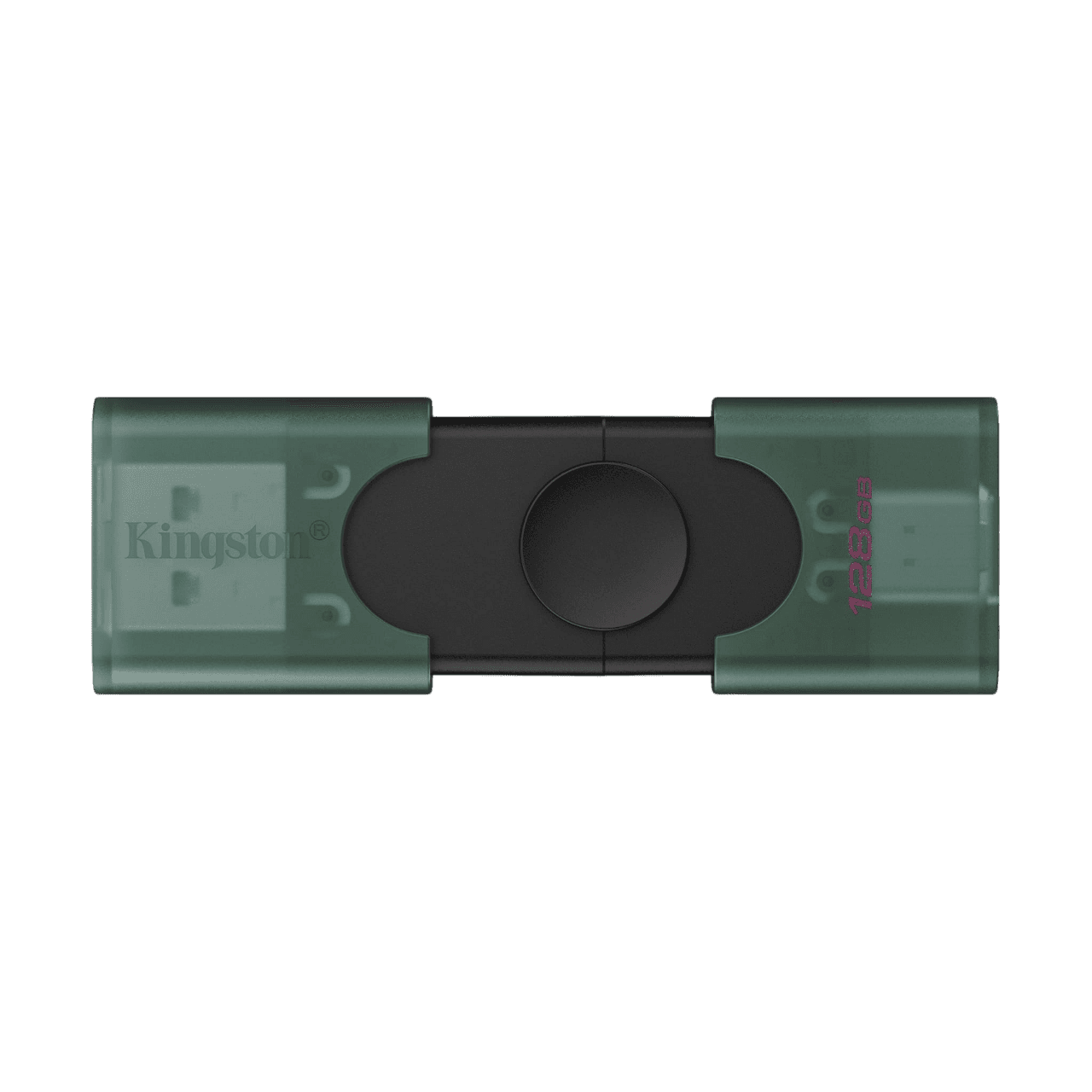 Флеш Диск Kingston 128GB DataTraveler Duo G2 DTDEG2/128GB USB3.0 зеленый/черный