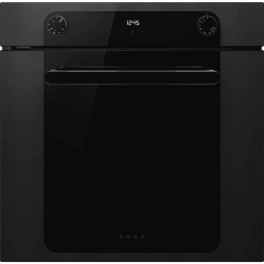 Встраиваемый духовой шкаф SMEG/ Встраиваемый духовой шкаф SMEG, 60 см, Musa, 60-250 градусов, LED-дисплей DigiScreen, галогенная подсветка, паровая очистка, 8 режимов, поворотные переключатели/сенсорные кнопки, полезный объем 70 л, энергоэффективность А, цвет черный