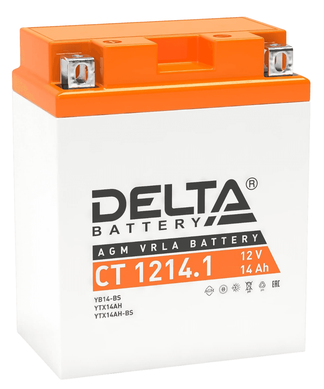 Delta CT 1214.1 (14 А\ч, 12В) для МОТО