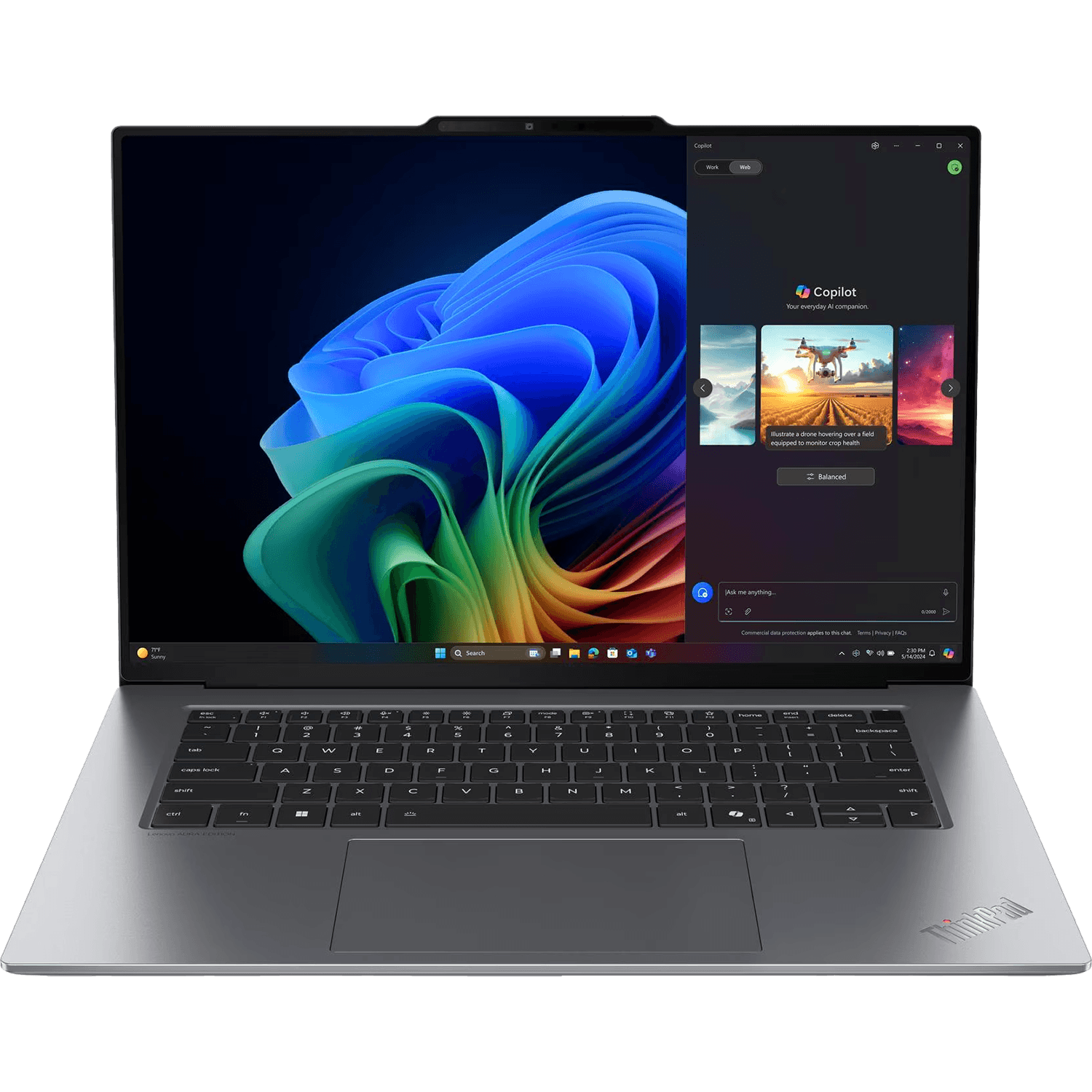 Ноутбук Lenovo ThinkPad X9-15 G1 Aura Edition/15.3"/OLED/Intel U7 268V vPro/32Gb/1Tb SSD/Intel Arc 140V/Windows 11 Pro/серый/1.4kg