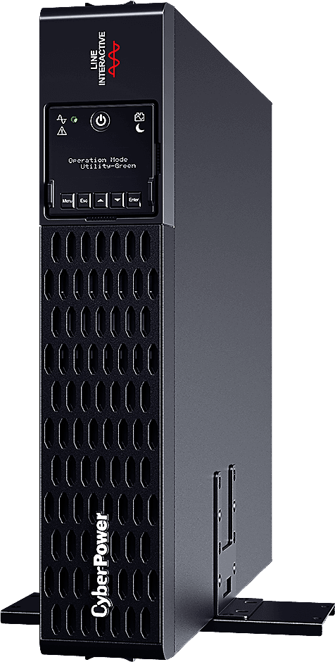 PR2200ERTXL2U - Источник бесперебойного питания, CyberPower, PR2200ERTXL2U, Мощность 2200ВА/2200Вт, PRIII-серия, Линейно-интерактивный, Стоечный 2U, LCD/Smart/BMS/USB/RS232/EPO/RJ11/RJ45/Serial/Сухие контакты, AVR: 159-288В, АКБ 12В/9Ач*4шт., Вых: 6xIEC C13/2хIEC C19, Чёрный