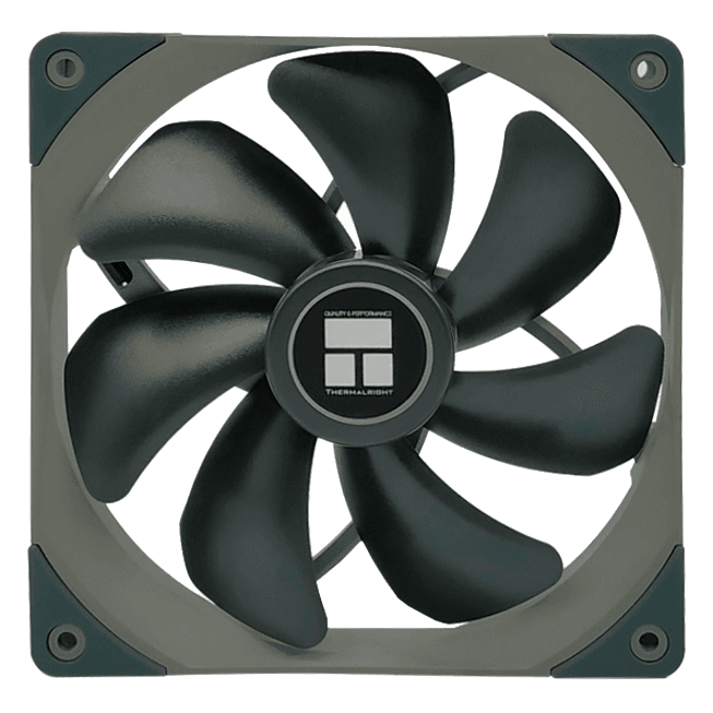 Кулер для корпуса/ Case Cooler Thermalright TL-C14 (140x140x26mm, 4-pin PWM, 74.3CFM, 26.6dBA, 1500RPM, Grey)