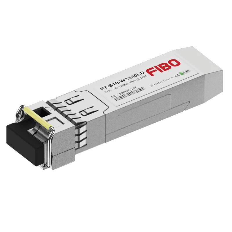 Трансивер/ FIBO FT-S10-W3340LD SFP+ модуль -WDM, 10G, 40 км, TX 1330 нм, RX 1270 нм, LC, DDM