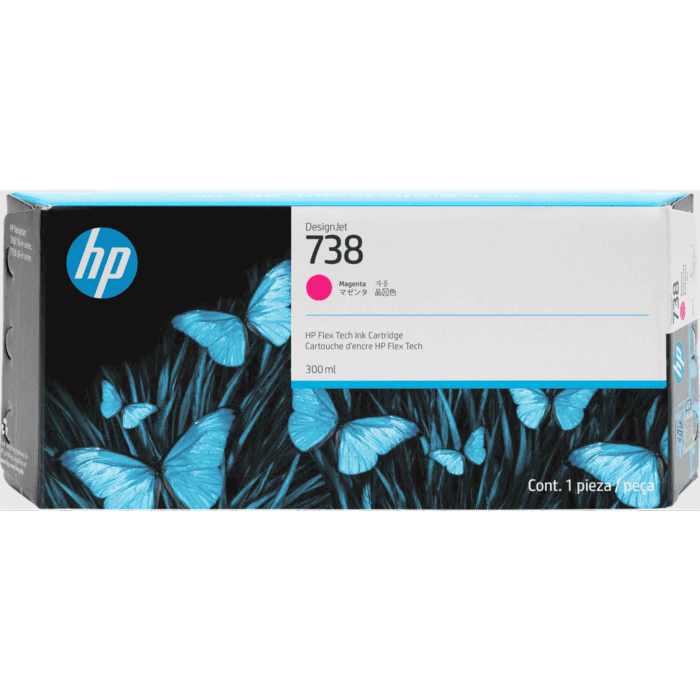 Картридж/ HP 738 300-ml Magenta DesignJet Ink Cartridge