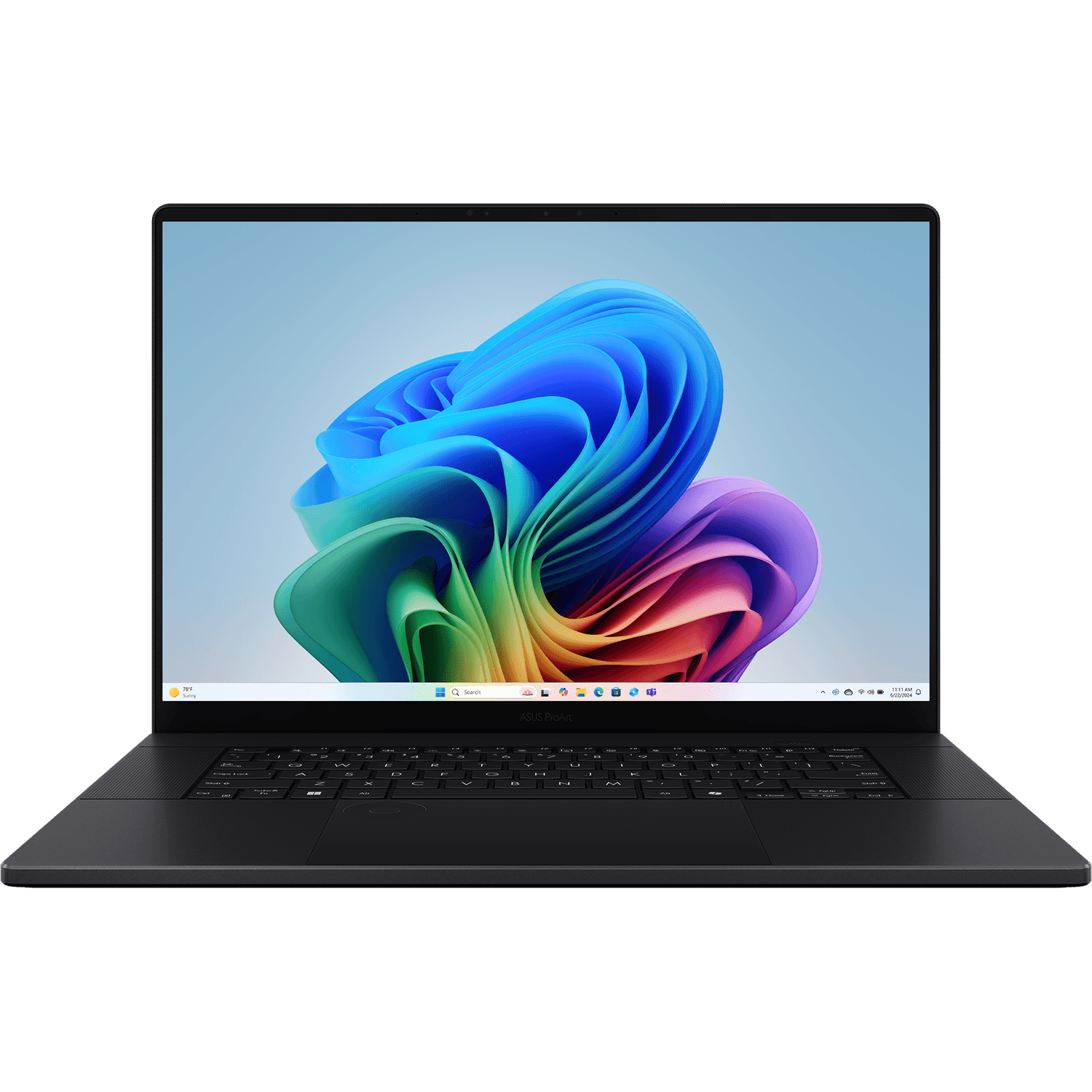 Ноутбук/ ASUS ProArt P16 H7606WW-SE009X 16"(3840x2400 OLED)/Touch/AMD Ryzen AI 9 HX 370(2Ghz)/65536Mb/2TbPCISSDGb/noDVD/Ext:NVIDIA GeForce RTX 5080(16384Mb)/Cam/BT/WiFi/90WHr/war 1y/1.95kg/Nano Black/Win11Pro + алюм корп; DialPad