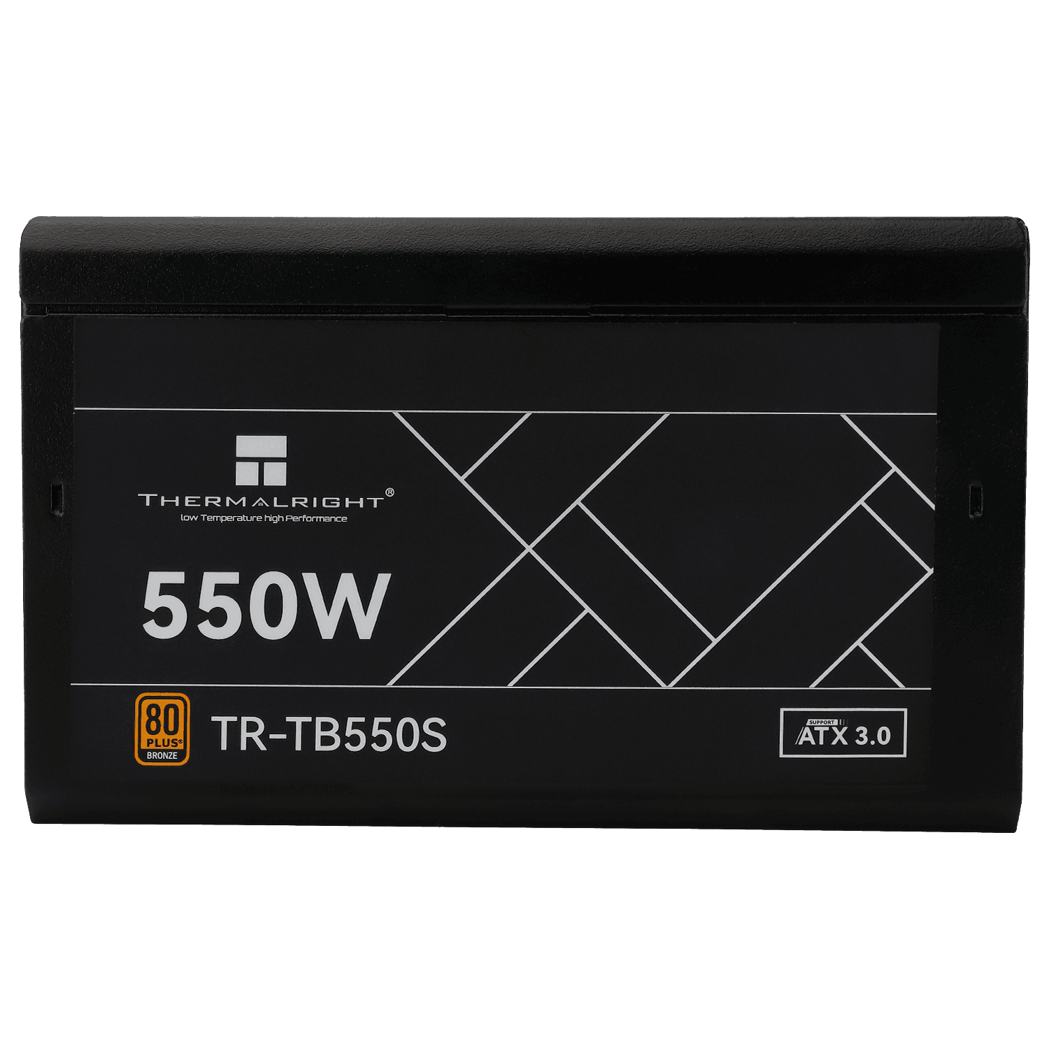 Блок питания 550W/ Power Supply Thermalright, 550W 80+ Bronze (ATX, 3.0, Non-modular, 1x24(20+4)pin 550mm, 1xCPU*2 8(4+4)pin 600+150mm, 1xPCIe 8(6+2)pin 450mm, 1xSATA*3+MOLEX4pin*1 400+150+150+150mm, 1xSATA*2+MOLEX4pin*2 400+150+150+150mm, Active, 120x120mm, 150x140x86mm, APFC, )