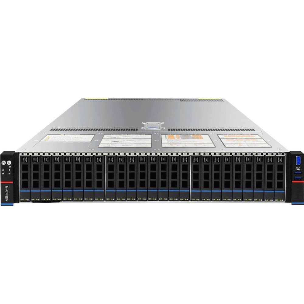 Серверная платформа/ Gooxi SL201-D24R-NV-G4 2u 24bay server with NVME bp,based on rapid sapphire, cooler 350W 2xPCIe 5.0x16; 4xPCIe 4.0x8 2x 2.5" rear SAS/SATA 2x 2.5" rear NVMe 1300W 1+1 EU power cables rail kit