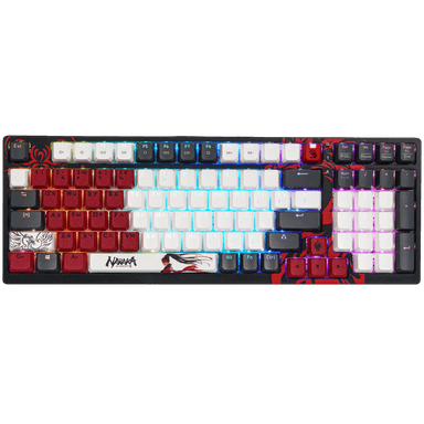 Клавиатура/ Клавиатура A4Tech S98 Naraka механическая черный/красный USB for gamer LED (S98 NARAKA BLMS RED PLUS