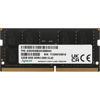 Модуль памяти для ноутбука APACER SODIMM 32GB DDR4-3200 ES32G21PSI