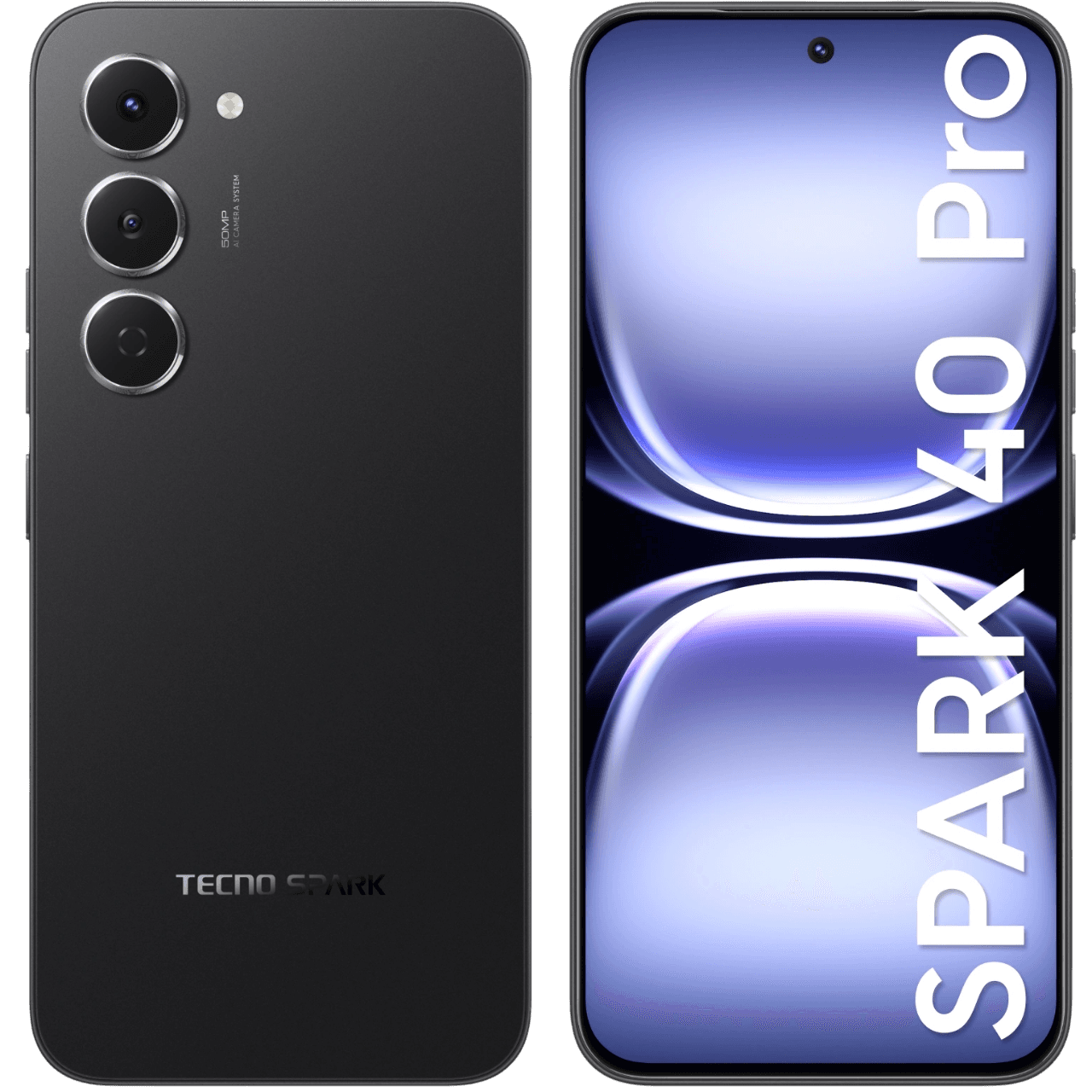 Смартфон Tecno Spark 40 Pro 8+256Gb чёрный