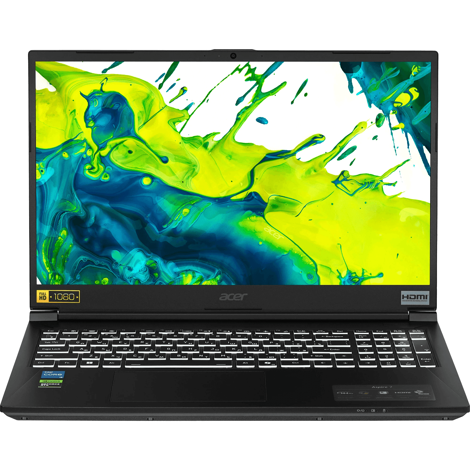 Ноутбук ACER Aspire 7 A715-59G-53YS/15.6"/IPS/Intel Core 5 210H/16384Mb/512Gb SSD/nVidia GeForce RTX 3050/NoOS/черный/2kg