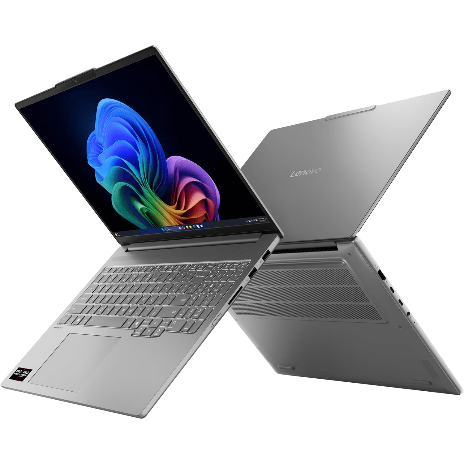 Ноутбук/ Lenovo IdeaPad Pro 5 16AKP10 16"(2880x1800 OLED)/AMD Ryzen AI 7 350(2Ghz)/32768Mb/1024PCISSDGb/noDVD/Int:AMD Radeon 860M/Cam/BT/WiFi/84WHr/war 1y/1.72kg/luna grey/noOS + 100W, RU kbd
