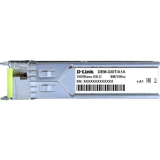 Трансивер D-Link 330T/10KM/A1A WDM SFP 1x1000Base-BX-D Tx:1550nm Rx:1310nm