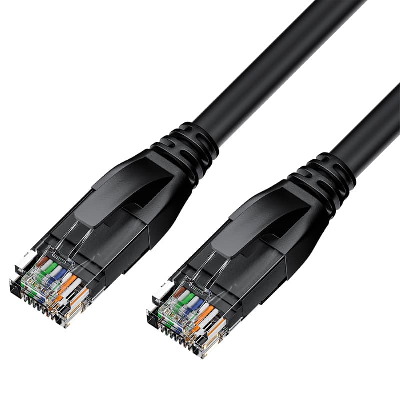 GCR PRO Патч-корд PROF плоский 10.0m, UTP медь кат.6, белый, верхний угол, ethernet high speed 10 Гбит/с, RJ45, T568B