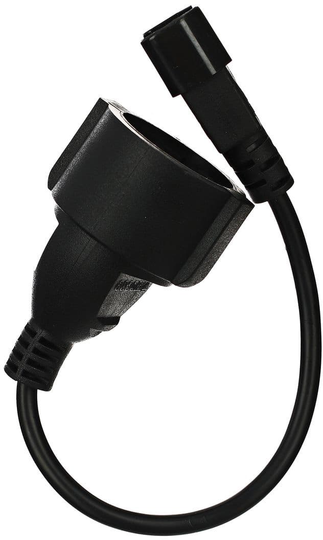 Переходник питания Schuko - C14, 0.15м, VCOM CE002-CU0.75-0.15M
