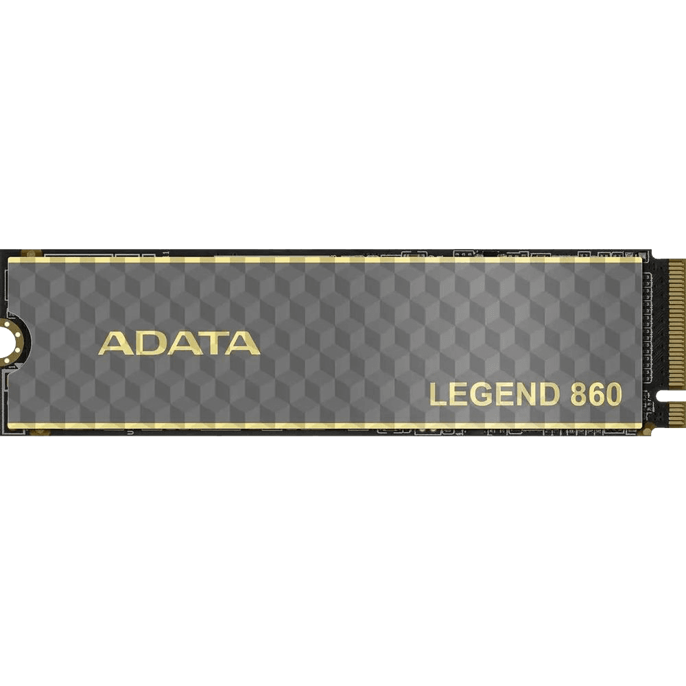 Твердотельный накопитель/ ADATA SSD LEGEND 860, 500GB, M.2(22x80mm), NVMe 1.4, PCIe Gen 4x4, 3D NAND, R/W 5000/3000MB/s, IOPs н.д./н.д., TBW 160, DWPD 0.2 (5 лет)