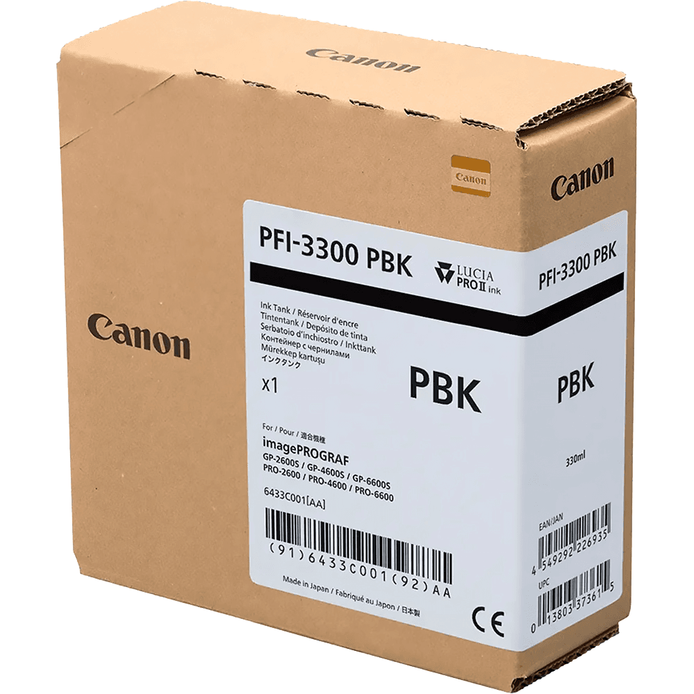 Картридж струйный Canon INK PFI-3300 PBK