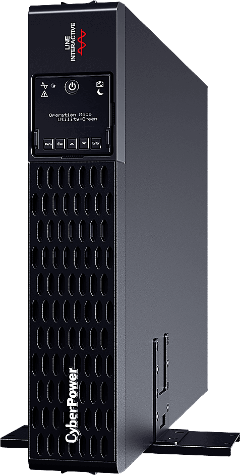 PR2200ERTXL2UA - Источник бесперебойного питания, CyberPower, PR2200ERTXL2UA, Мощность 2200ВА/2200Вт, PRIII-серия, Линейно-интерактивный, Стоечный 2U, LCD/Smart/BMS/USB/RS232/EPO/RJ11/RJ45/Serial/Сухие контакты, AVR: 159-288В, АКБ 12В/6Ач*8шт., Вых: 6xIEC C13/2хIEC C19, Чёрный
