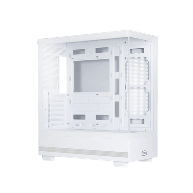 Корпус без блока питания/ Case PCCooler C3 Q500 WH, Midi-Tower, TG, no fans, 1xUSB 3.0 + 1xUSB 2.0 + 1xUSB-C, ATX, mATX, mITX White