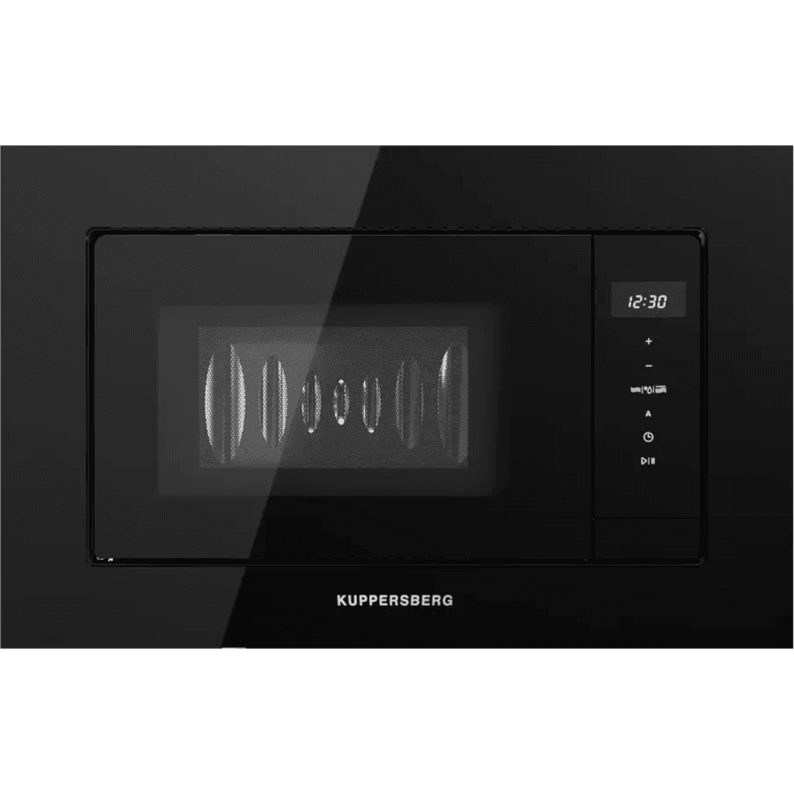 Встраиваемая микроволновая печь Kuppersberg/ KITCHEN RETAIL / Встраиваемая микроволновая печь Kuppersberg, ВхШхГ 390х595х315, объем 20 л, мощность 800 Вт, 5 уровней мощности, гриль, 6 автоматических программ, размораживание, сенсорное управление, цвет черный