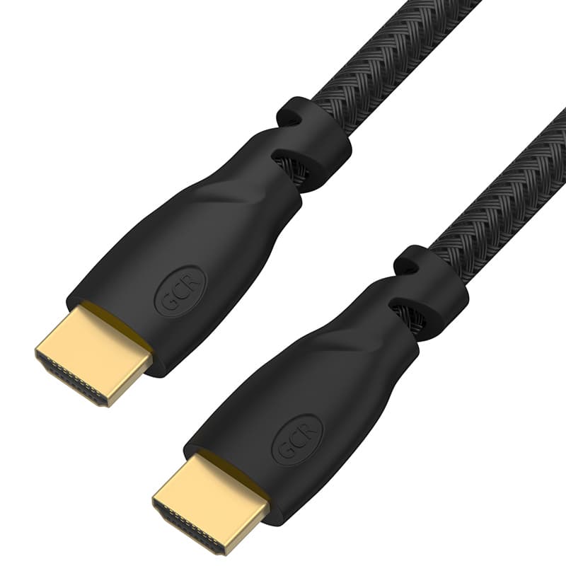 GCR PRO Кабель 3.0m HDMI 2.0, в оплетке нейлон, HDR 4:4:4, UHD, 4K 60 fps 60Hz/5K*30Hz, 3D, AUDIO, 18.0 Гбит/с, медь, 28/28 AWG, 3 X экран, черный