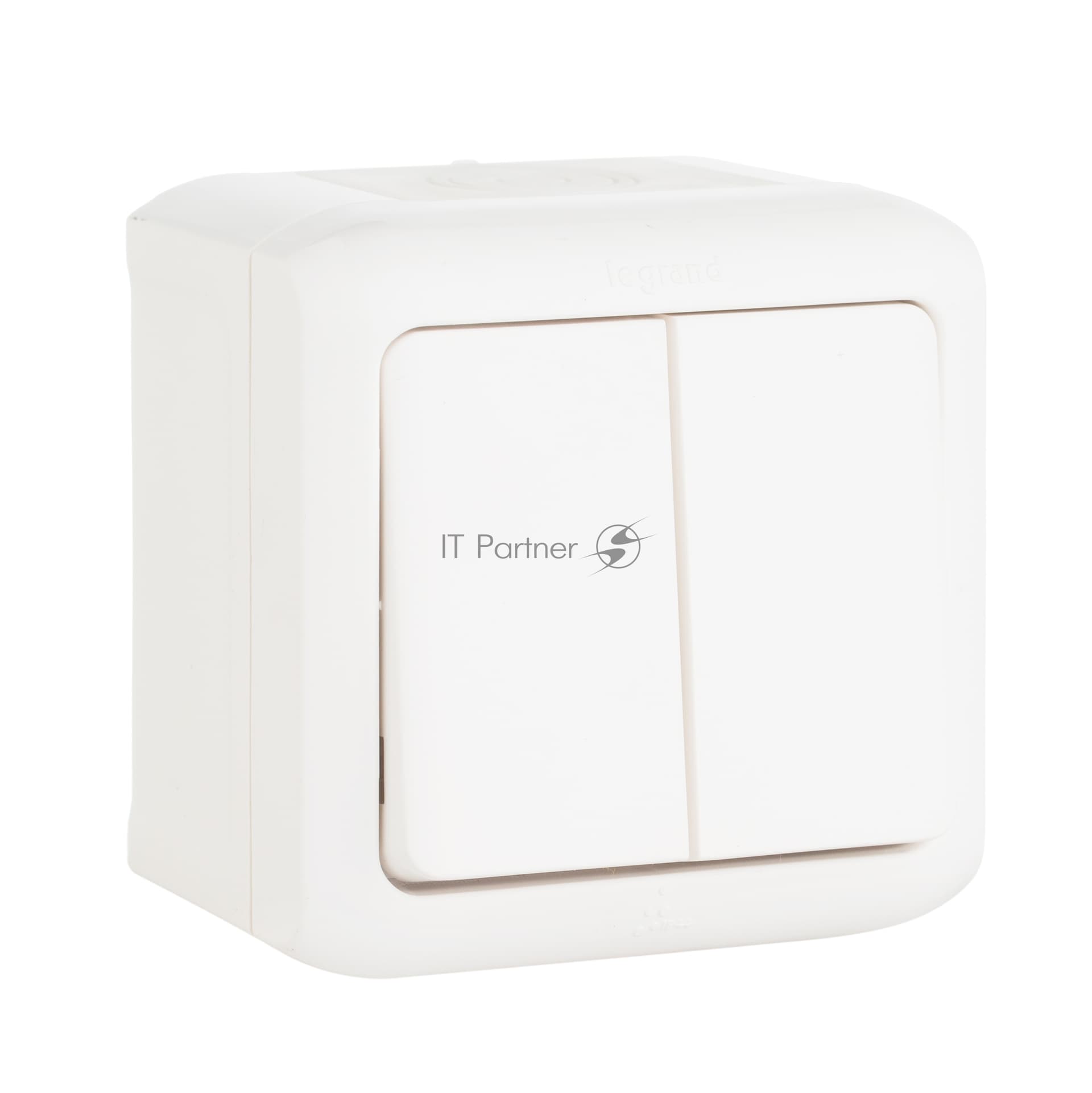 Legrand Legrand 782301 Переключатель двухклавишный IP44 (Белый)