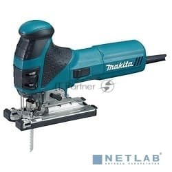 Пилы электрические сабельные, ленточные, Лобзики Makita 4351FCT Лобзик, мощность 720 Вт, 2800 ходов/мин, маятниковый ход, регулировка частоты хода, быстрозажимное крепление пилки, вес 2.40 кг