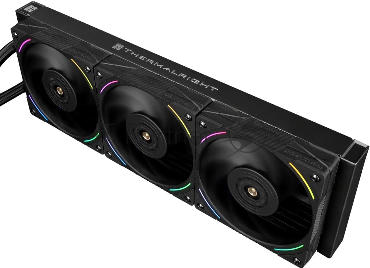 Система водяного охлаждения Thermalright Frozen Vision 360 V2 ARGB Soc-AM5/AM4/1200/1700/1851 черный 4-pin 27dB Al LCD Ret (F-VISION-360-BL-ARGB-V2)