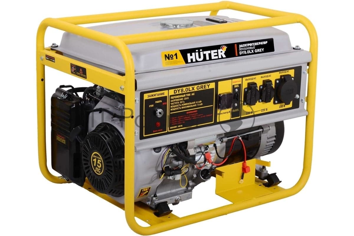 Электрогенератор Huter DY8,0LX-электростартер Grey