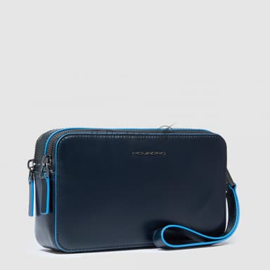 Клатч мужской Piquadro Blue Square AC4221B2/BLU2, синий, натур.кожа