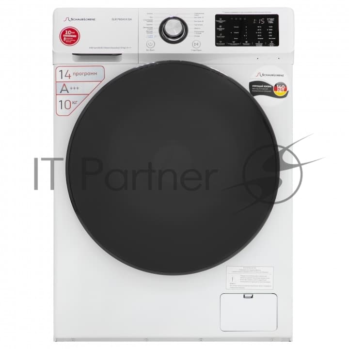 Стиральная машина Schaub Lorenz SLW FW0444 ISA белый, загрузка фронтальная 10.5 кг, 1400 об/мин, класс A+++