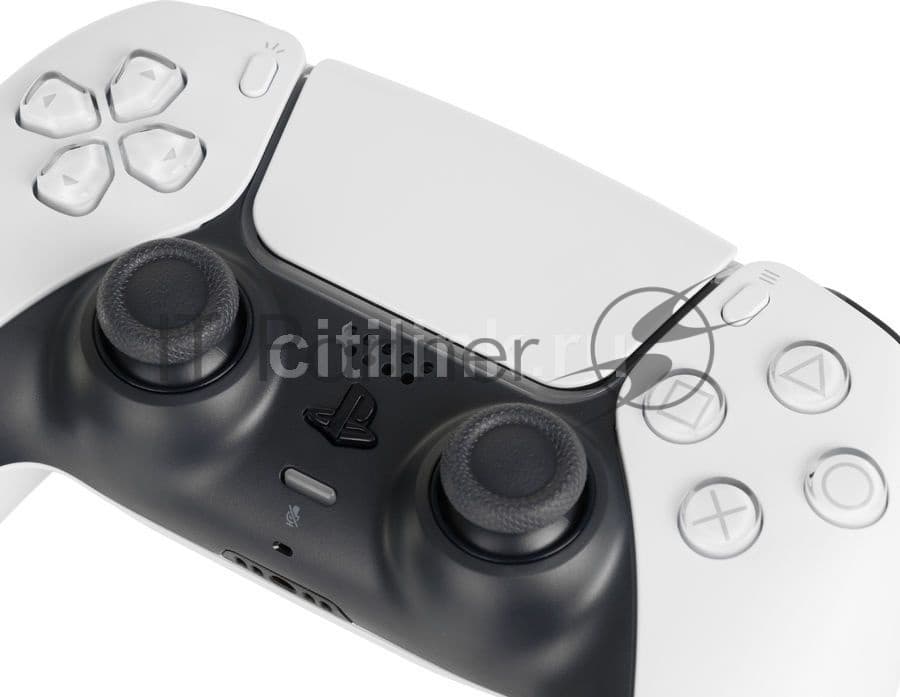 Геймпад Беспроводной PlayStation DualSense белый для: PlayStation 5 (CFI-ZCT1G)