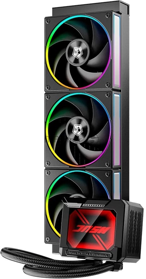 Система водяного охлаждения ID-Cooling DL360 Max ARGB Soc-AM5/AM4/1200/1700/1851 черный 4-pin 14-31.2dB Al LCD 350W Ret