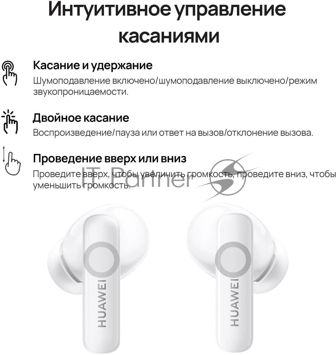 Наушники BT-гарнитура HUAWEI FreeBuds 5i White 55036648